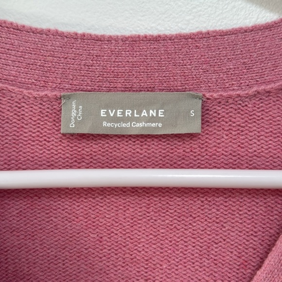 Everlane pink recycled cashmere sweater size Small - Picture 3 of 5